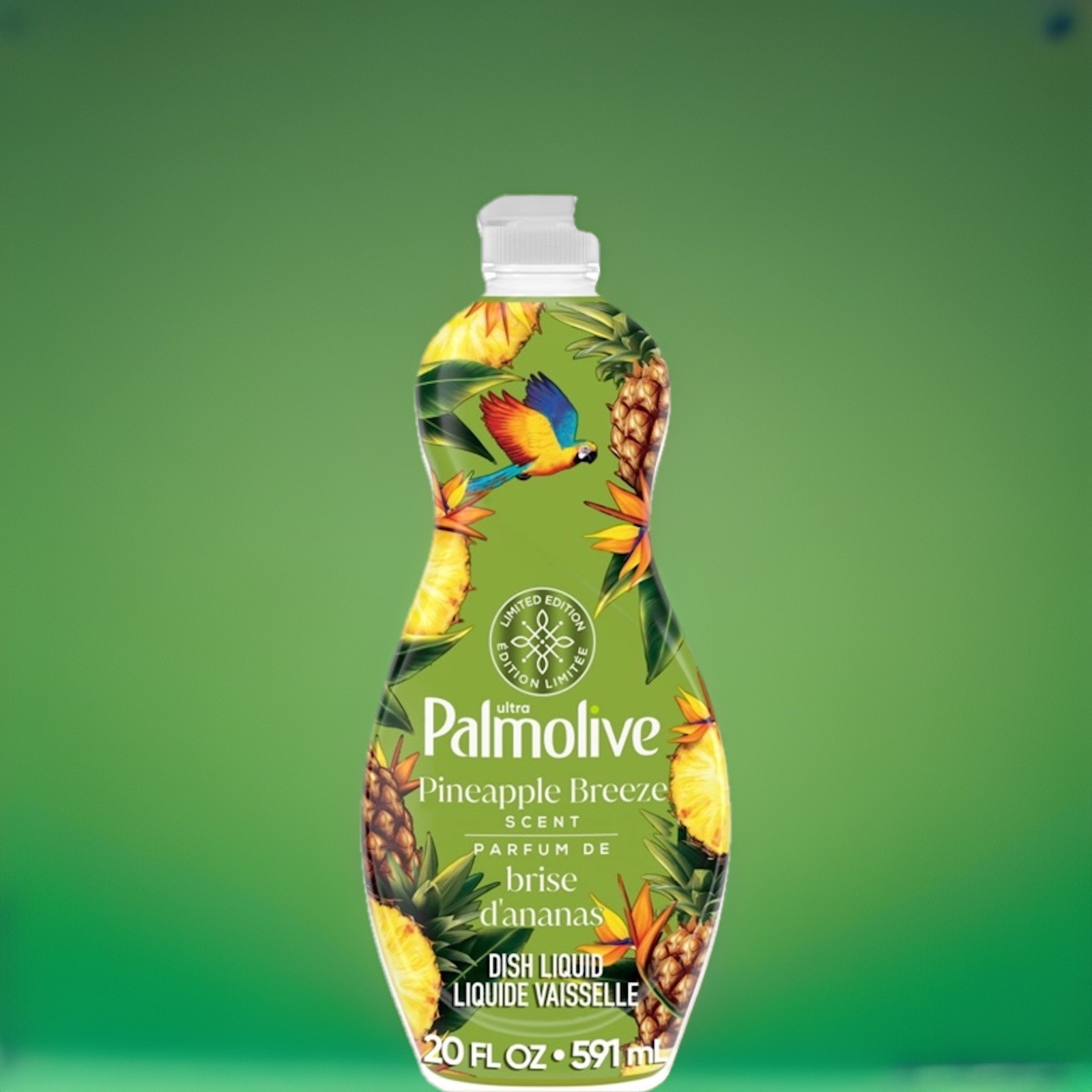Palmolive Ultra Liquid Dish Soap Pineapple Breeze Limited Edition 20oz- 1 bottle