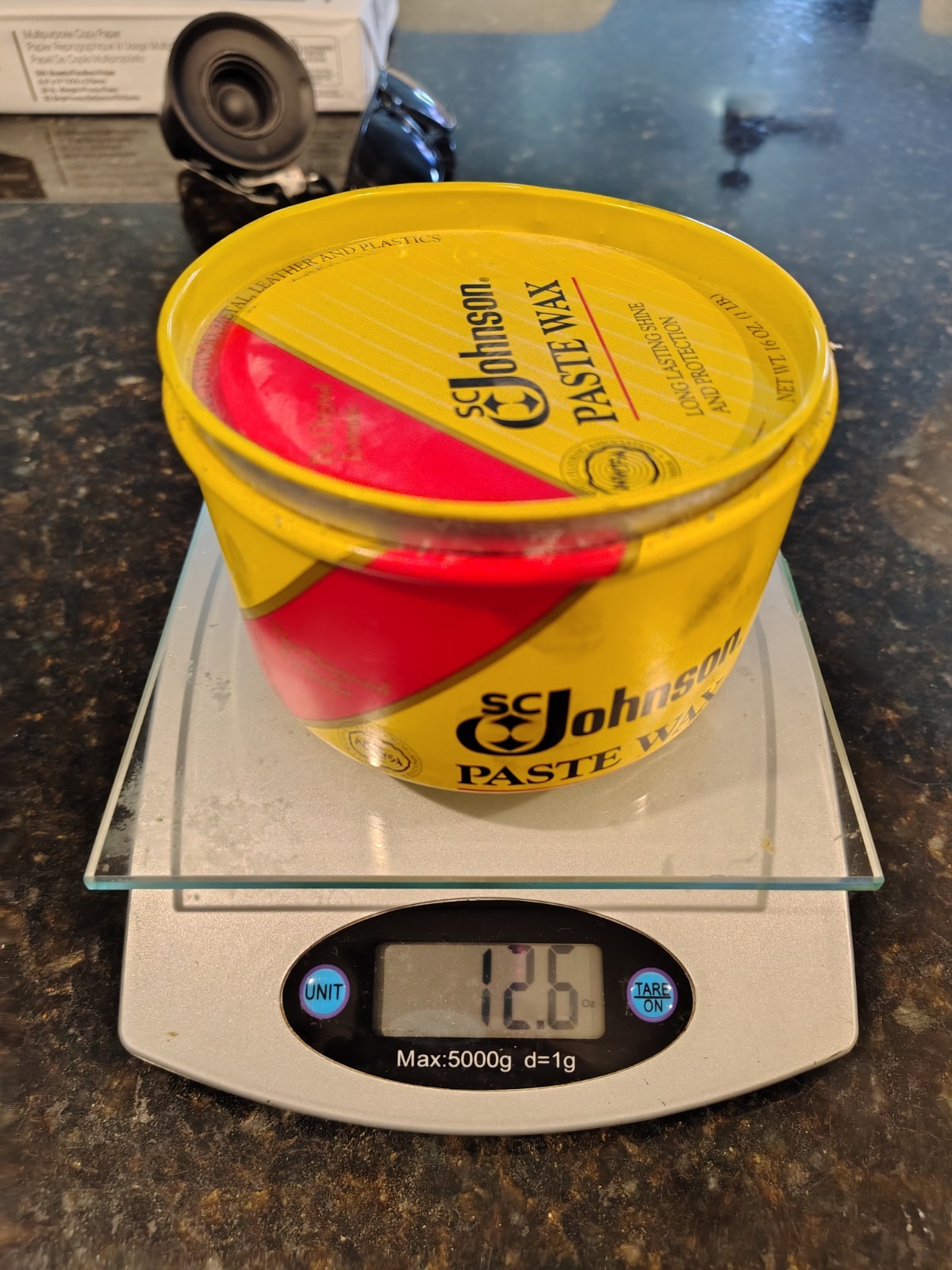 SC Johnson Paste Wax 16 Oz Used