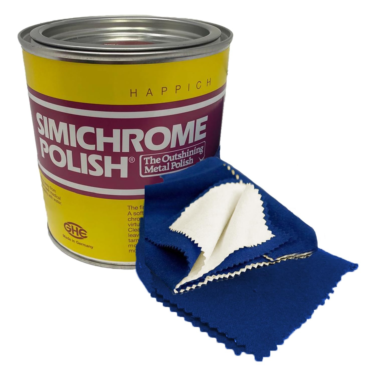 – Simichrome Metal Polish Cream for Chrome, Aluminum, Brass & Jewelry – Resto…