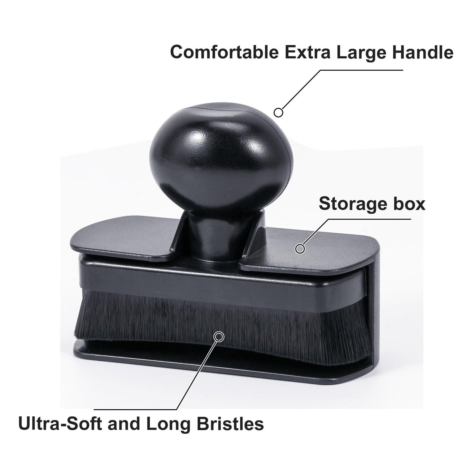 Tire Shine Applicator Brush with Curved Head 2 Pack for Detailing
