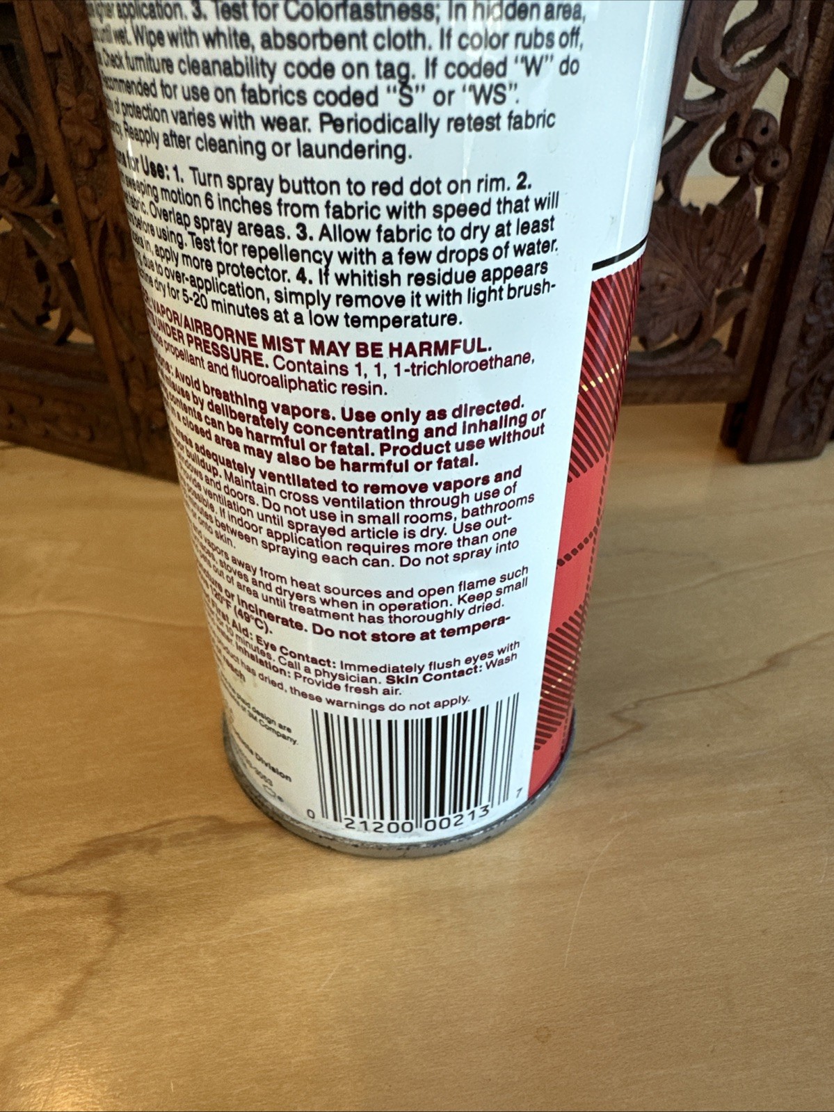 Scotchgard 3M Protector For Fabric And Upholstery 14oz. Old Formula – 1987