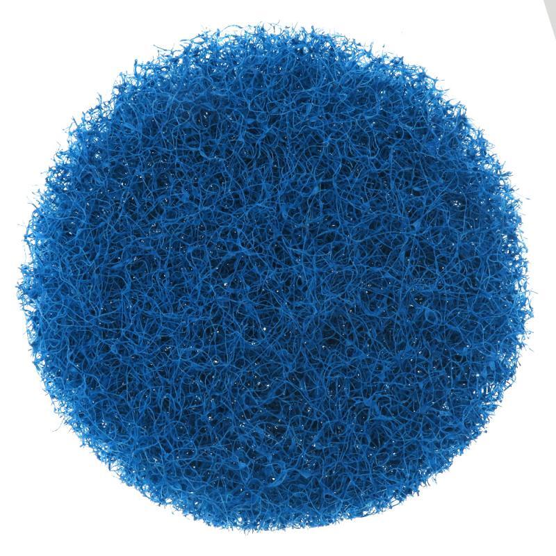 4 Inch 100mm Blue Round Flocking Scouring Pad Nylon Fiber Abrasive Sanding Discs