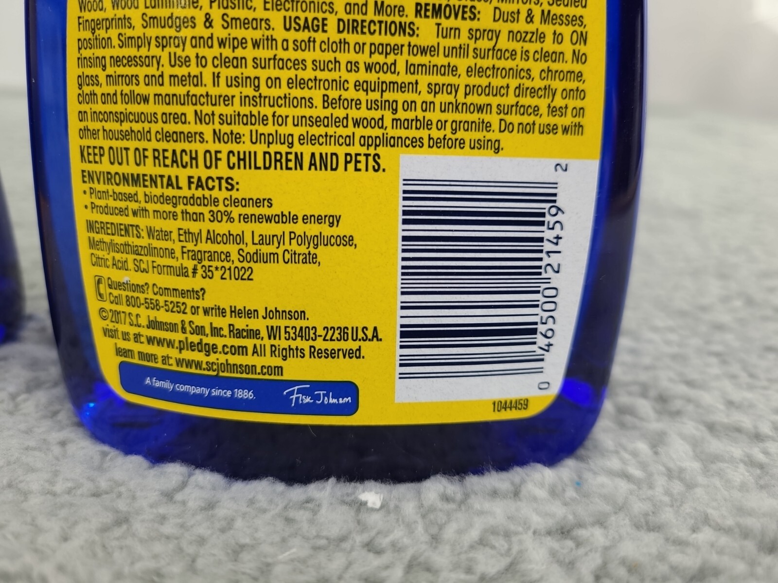 4x PLEDGE Multi-Surface CLEAN IT Fresh Citrus 16 Oz