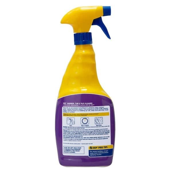 Zep Shower, Tub and Tile Cleaner Spray ZUSTT32PF 32-fl oz Pack of 1/4/6