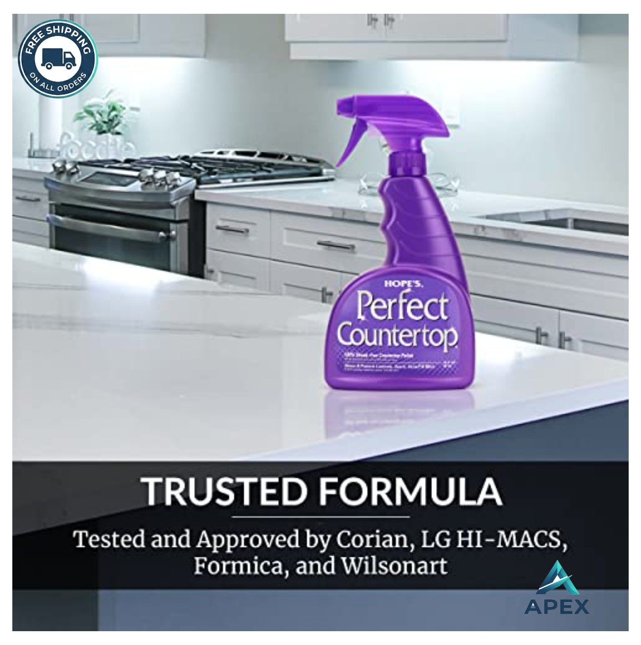 Sink Countertop Cleaner Polish Spray 22 oz 8.5 oz Bundle Stain Remover Multi