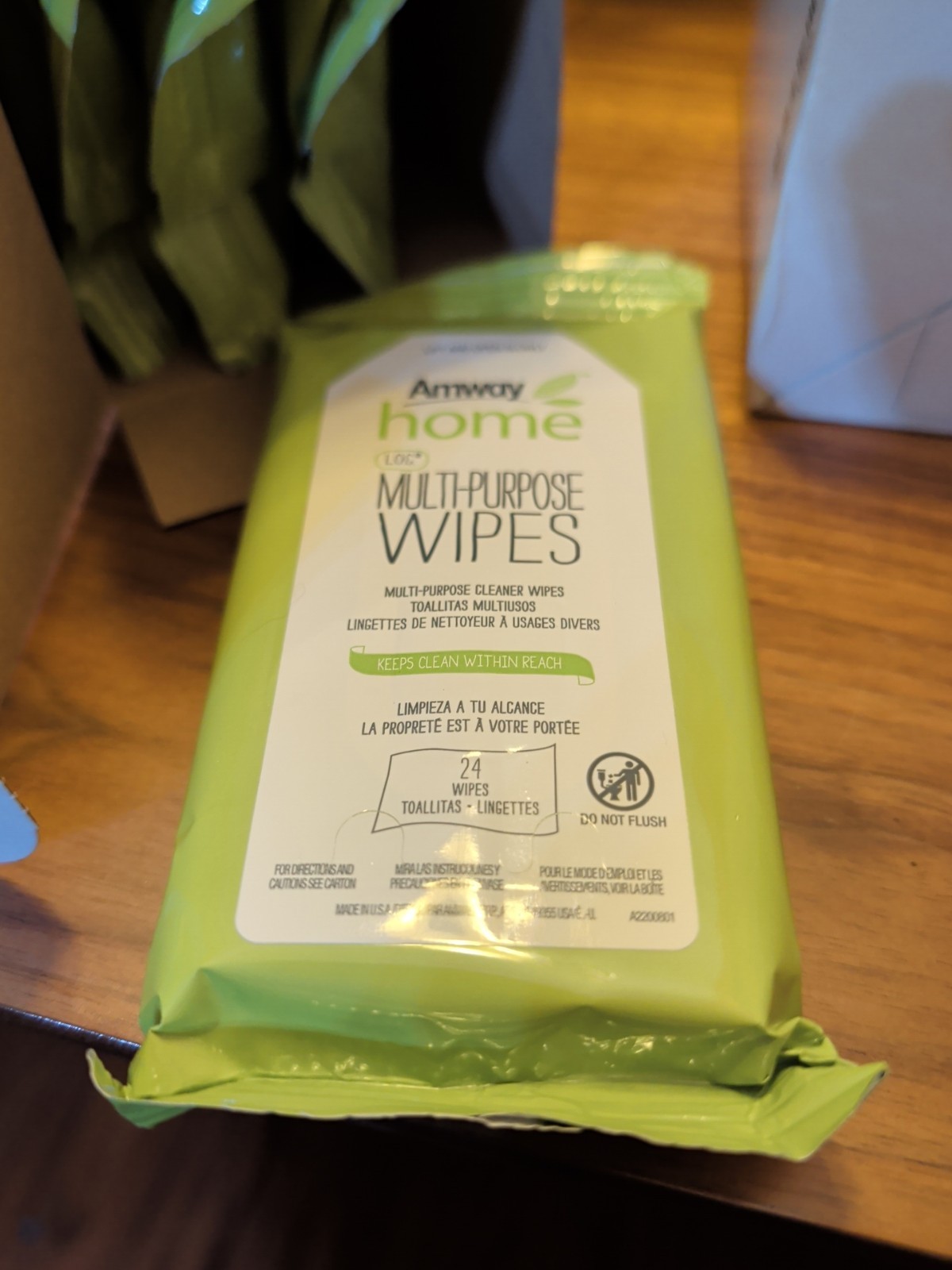 Lot of 2-Amway Home L.O.C. Multi-Purpose Wipes 96 Count, Four 24-Pack