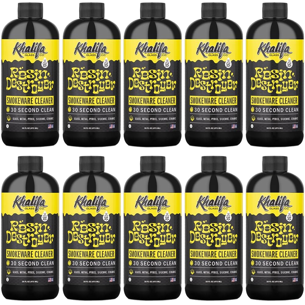 SNOWTREE Khalifa Resin Destroyer Cleaning Solution 10 Pack 16 Fl Oz Bottles (…