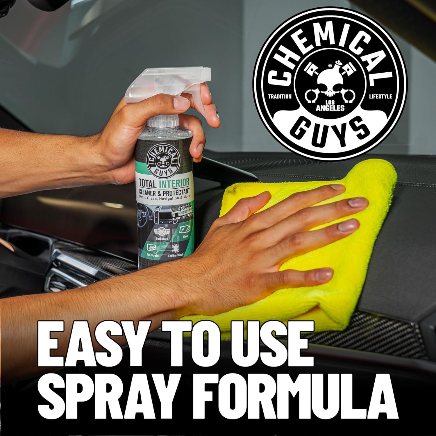 Multi-Surface Interior Cleaner & Protectant with New Car Scent, 16 oz