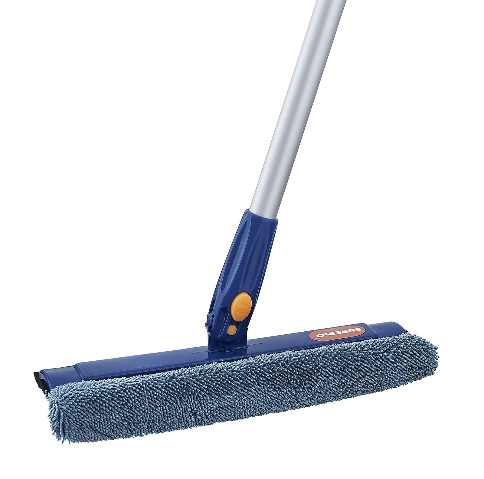 Window Washer And Silicone Squeegee Auto Easy Grip Extendable Handle Microfiber