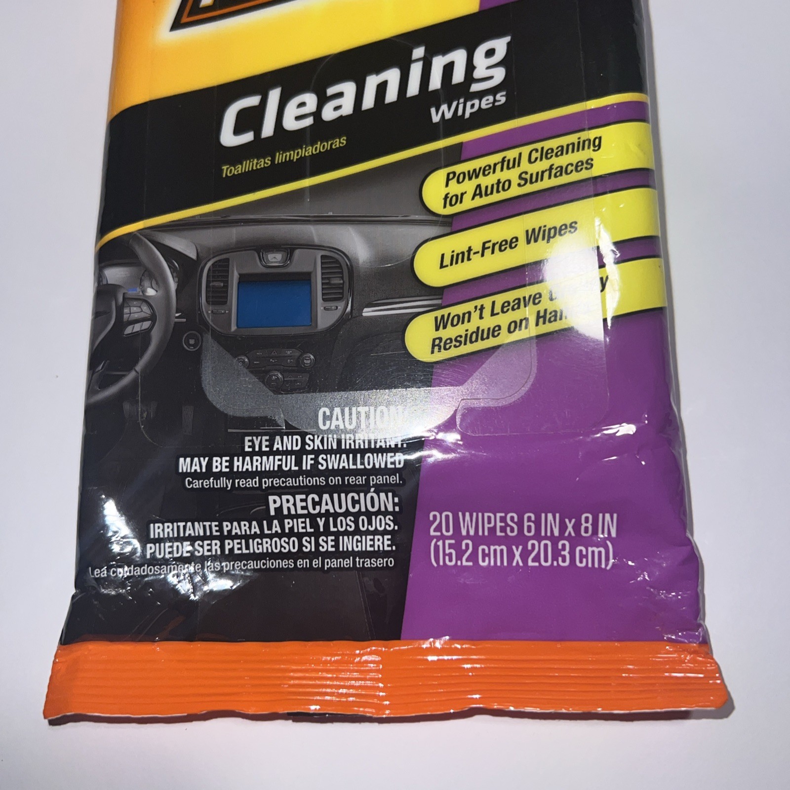 Armor All Cleaning Wipes in a Pouch, 20 Count (2 Pack)