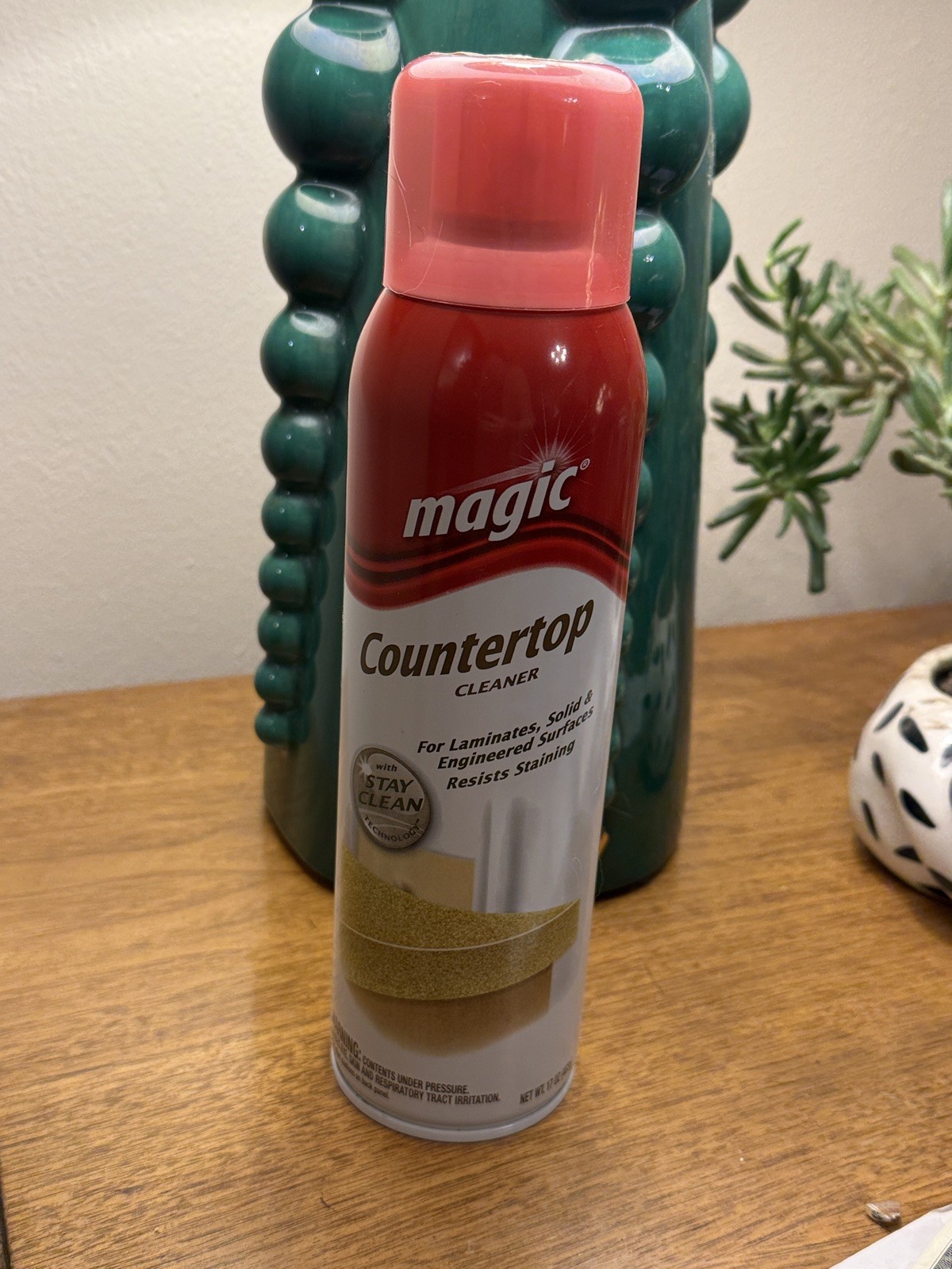 Magic Countertop Cleaner 17 oz Aerosol Spray Ideal Laminate Discontinued OPEN