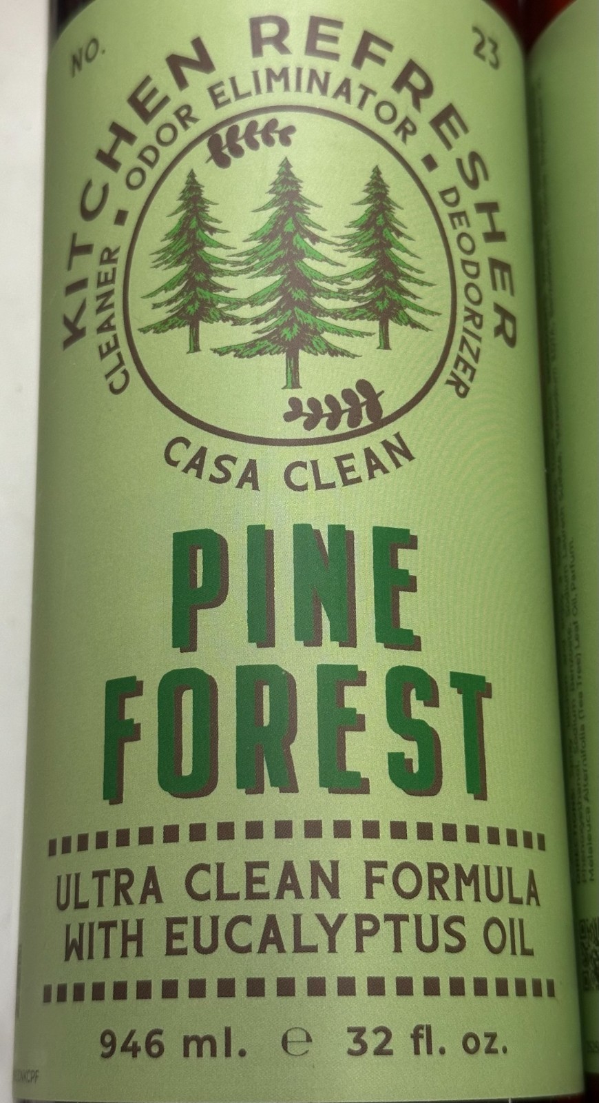 (2-Pack) KITCHEN REFRESHER Ultra Cleaner Odor Eliminator Deodorizer PINE FOREST
