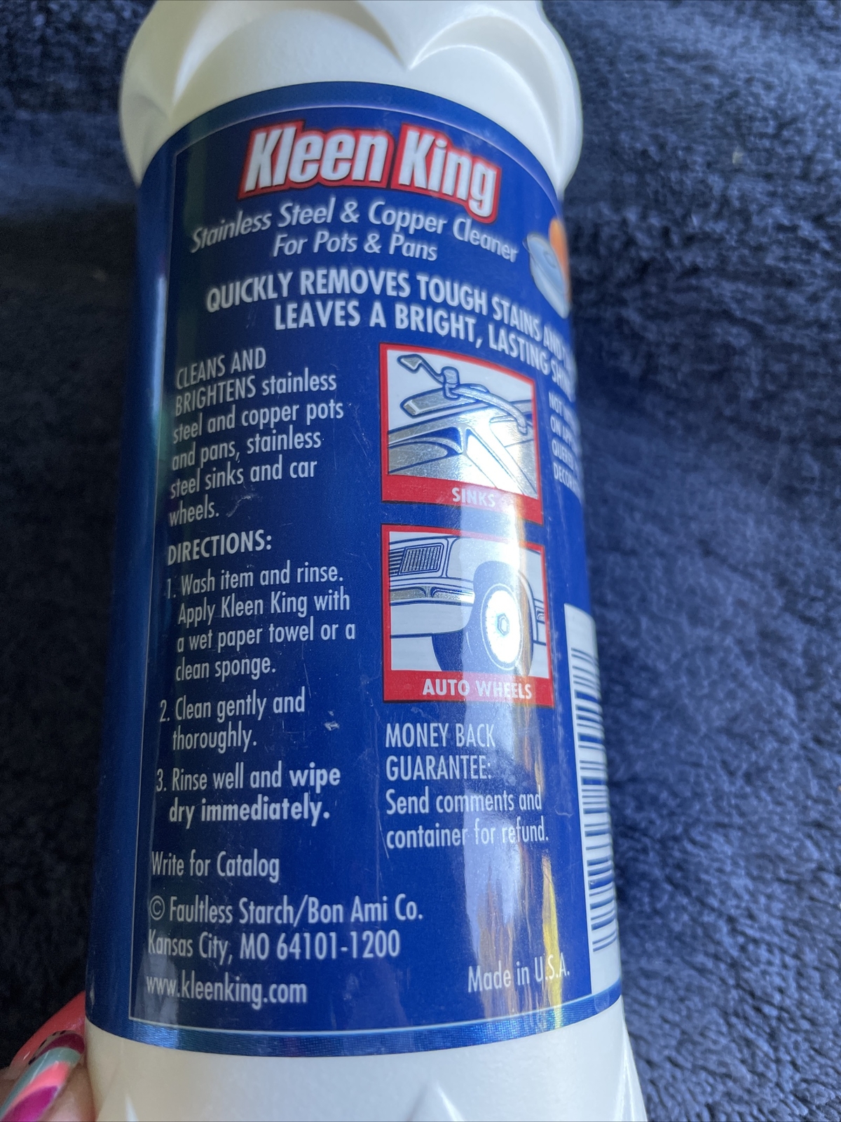 Kleen King 03020 Stainless Steel & Copper Cleaner, 14 Oz