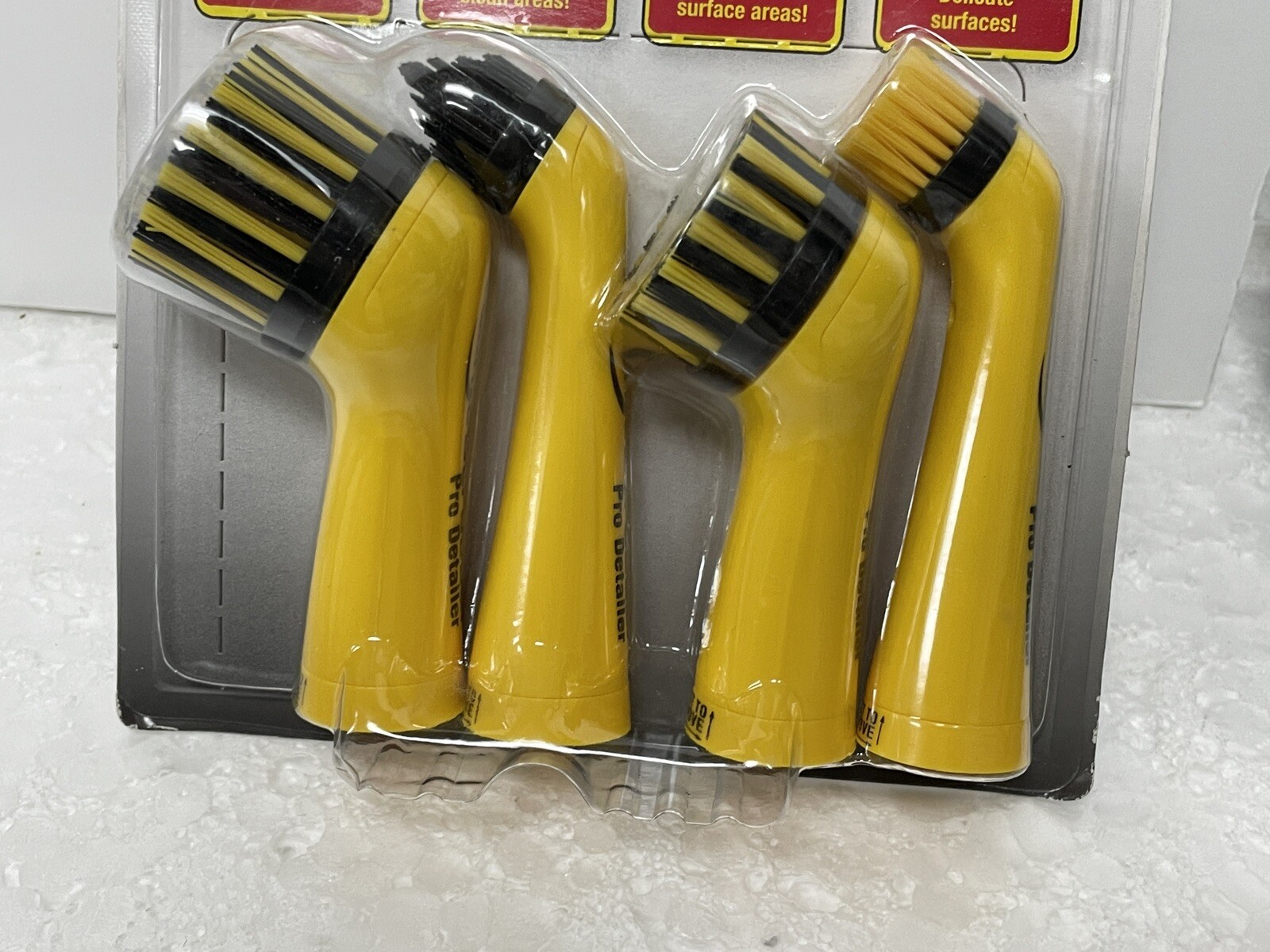As Seen on TV Sonic Scrubber Pro Detailer Power Cleaner Interchangeable Brushes