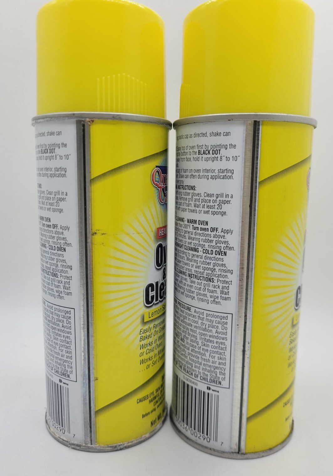 (Bundle Of 2) Heavy Duty Oven & BBQ Grill Cleaner Spray in Lemon Scent, 14.5 Oz