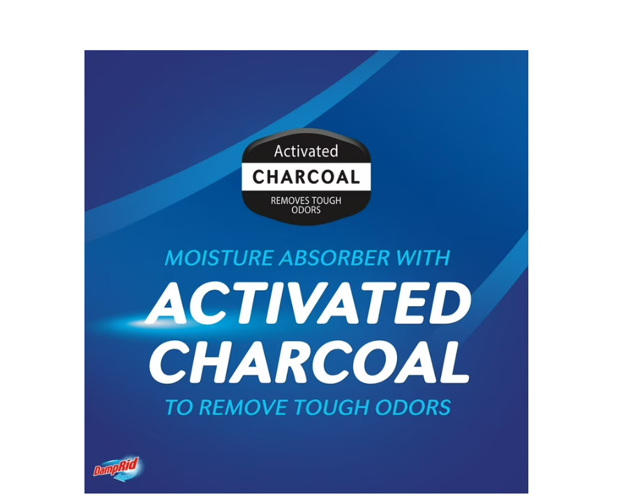 DampRid Moisture Absorber with Activated Charcoal for Boats & RVs 18 oz, 2PACK
