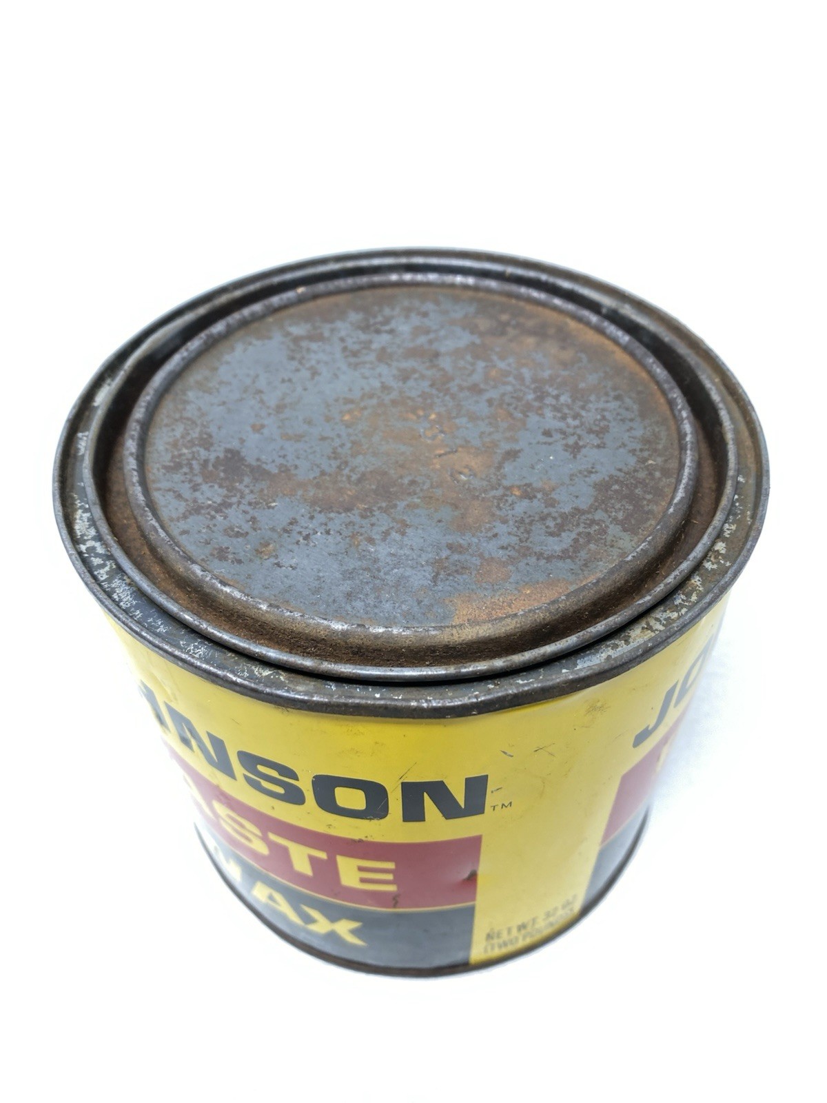 SC Johnson Paste Wax LARGE 2lb (32oz) Can 35oz/2lb3oz Total Weight Discontinued