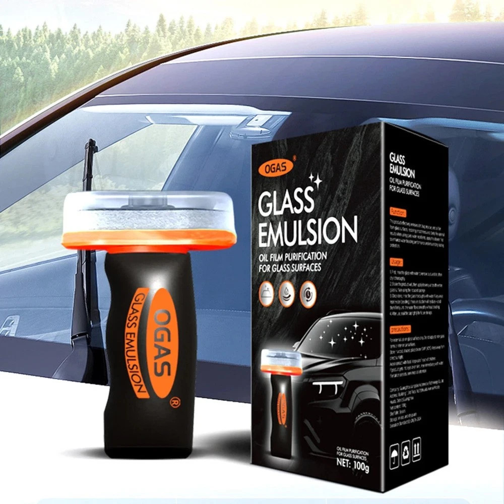 OGAS GLASS COMPOUND CLEANER – OILY FILM REMOVER AND CLEANER CAR WINDSCREEN TL