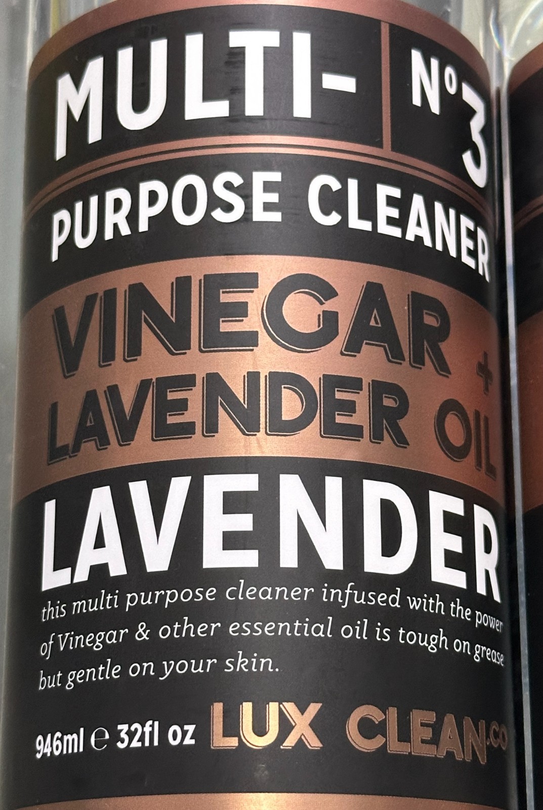 2-Pk~ LUX CLEAN ~ VINEGAR + LAVENDER OIL Kitchen Refresh Cleaner Odor Deodorizer