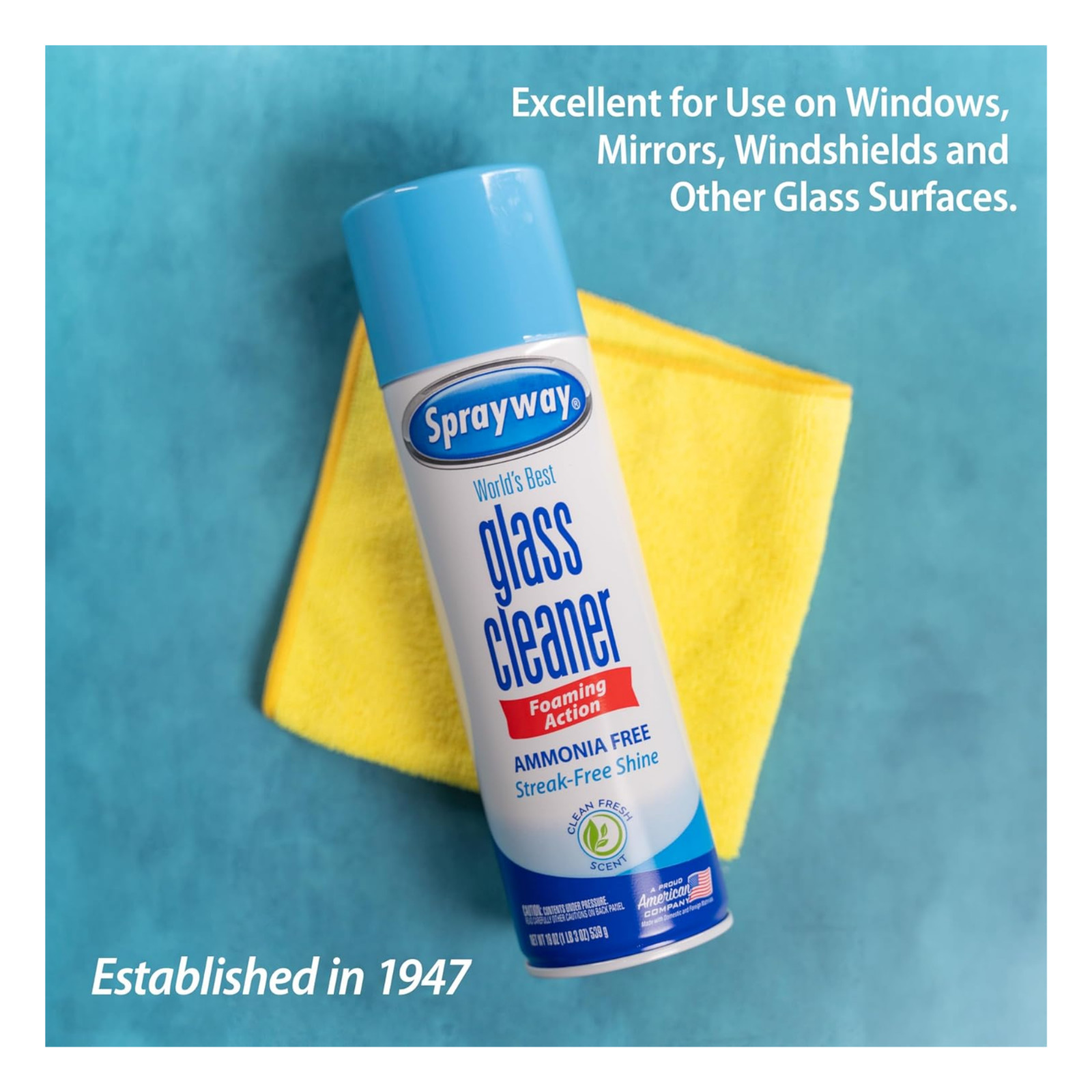 Sprayway Glass Cleaner 19 Ounce Pack of 4 Streak Free Shine free shipping