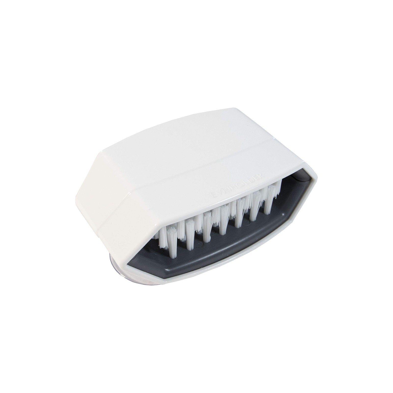 Cutlery Cleaner Brush Suctioned Insink Silverware Scrubber Nonscratch Bristles E