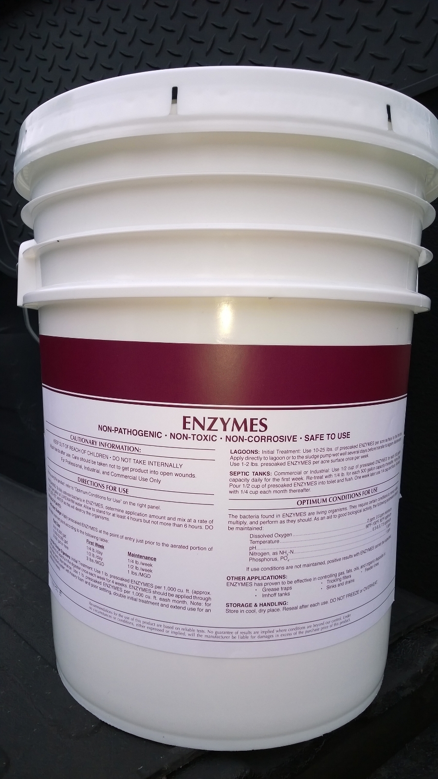 PATRIOT CHEMICAL SALES 50 LBS POWDER ENZYMES BACTERIA SEWER SEPTIC DRAIN CLEANER