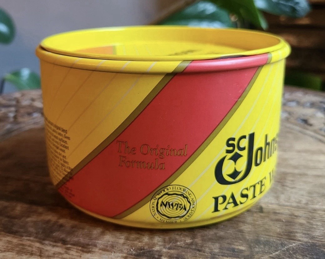SC JOHNSON PASTE WAX NEW UNUSED 16 OZ FULL CAN ORIGINAL FORMULA DISCONTINUED