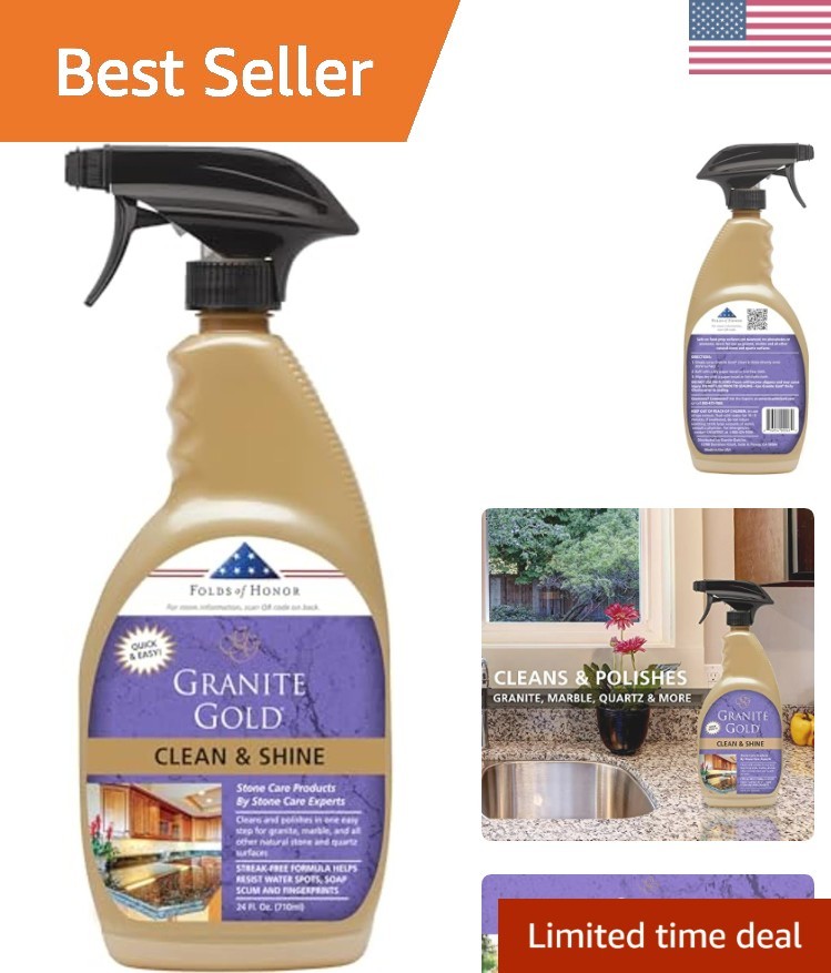 Clean and Shine Spray-Streak-Free Deep Cleaning & Polishing of Granite, Marbl…