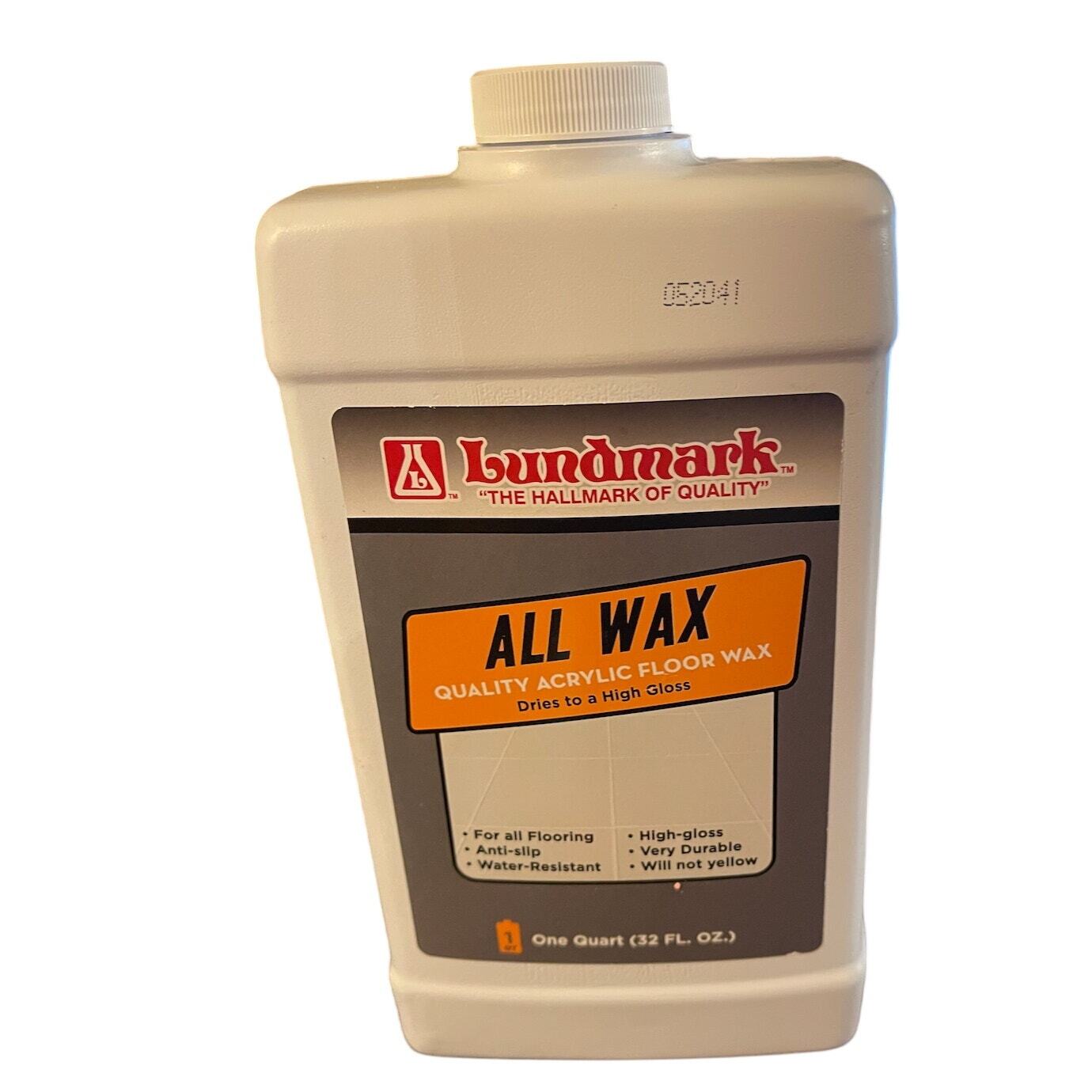 Lundmark All Wax High Gloss Anti-Slip Water Resistant Floor Wax Liquid 32 oz. d