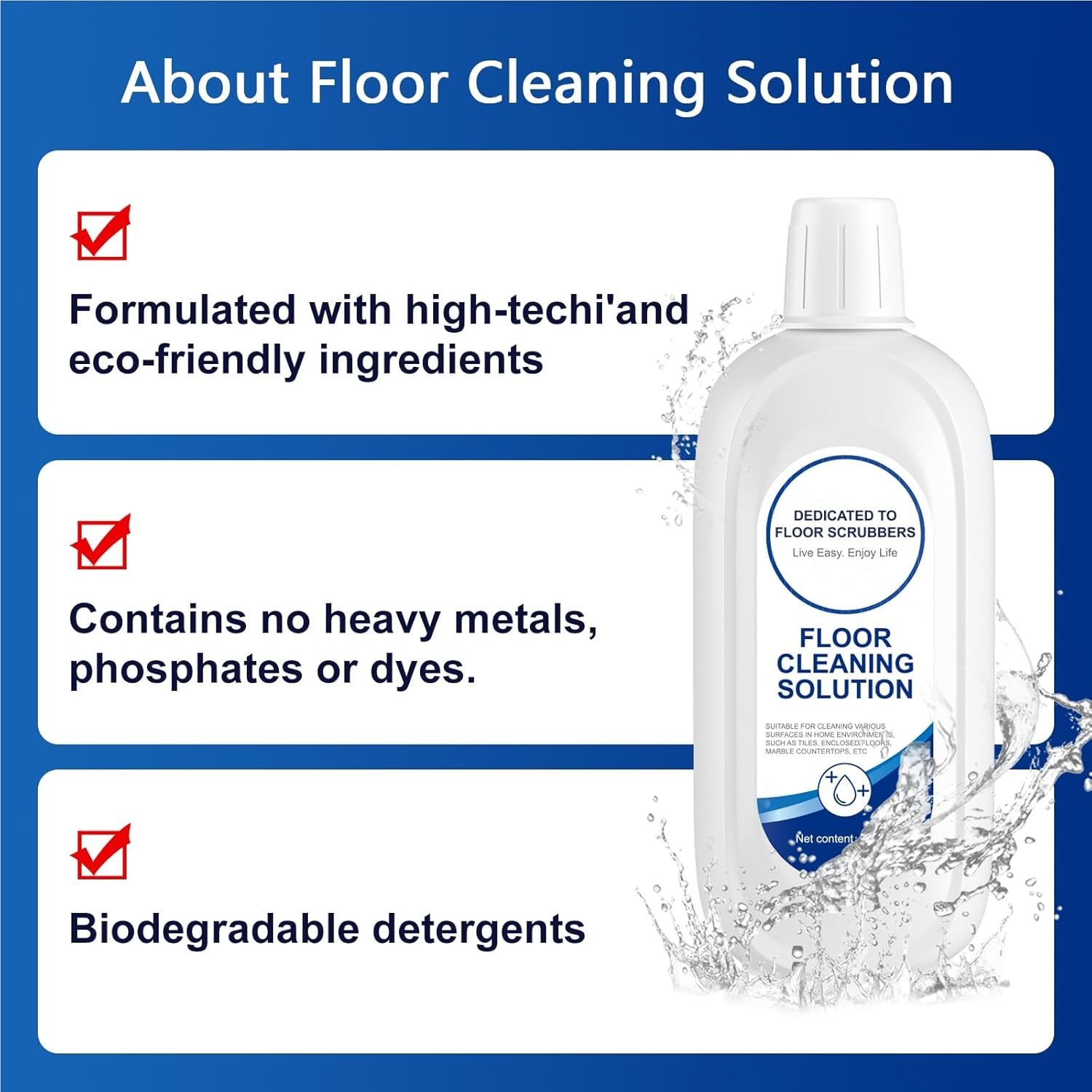 Tineco-Compatible Concentrated Floor Cleaning Solution – Deep Clean 35.27 Fl Oz