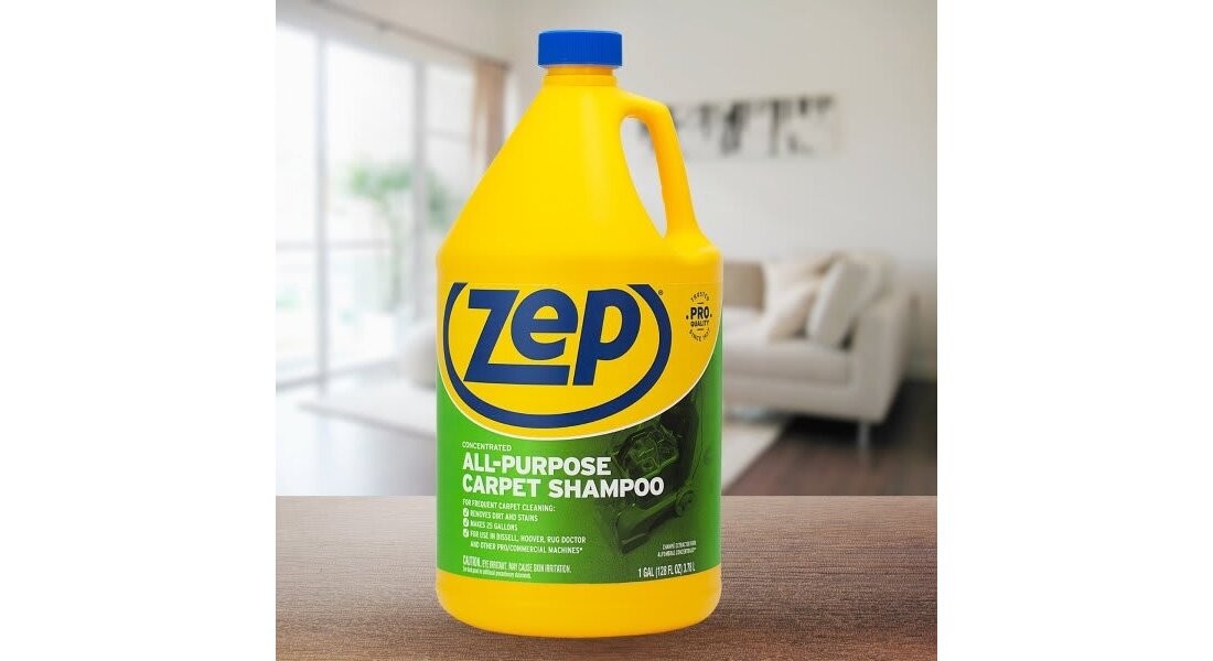 ZEP ZUCEC128 All-Purpose Carpet Shampoo Concentrate, 1 gal, Bottle