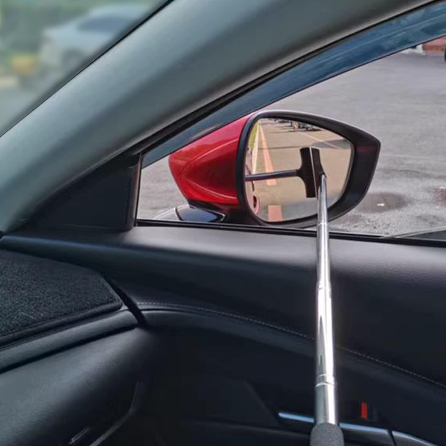2 X Window Squeegee Windshields Long Handle Cleaning Tool Adjustable Wiper