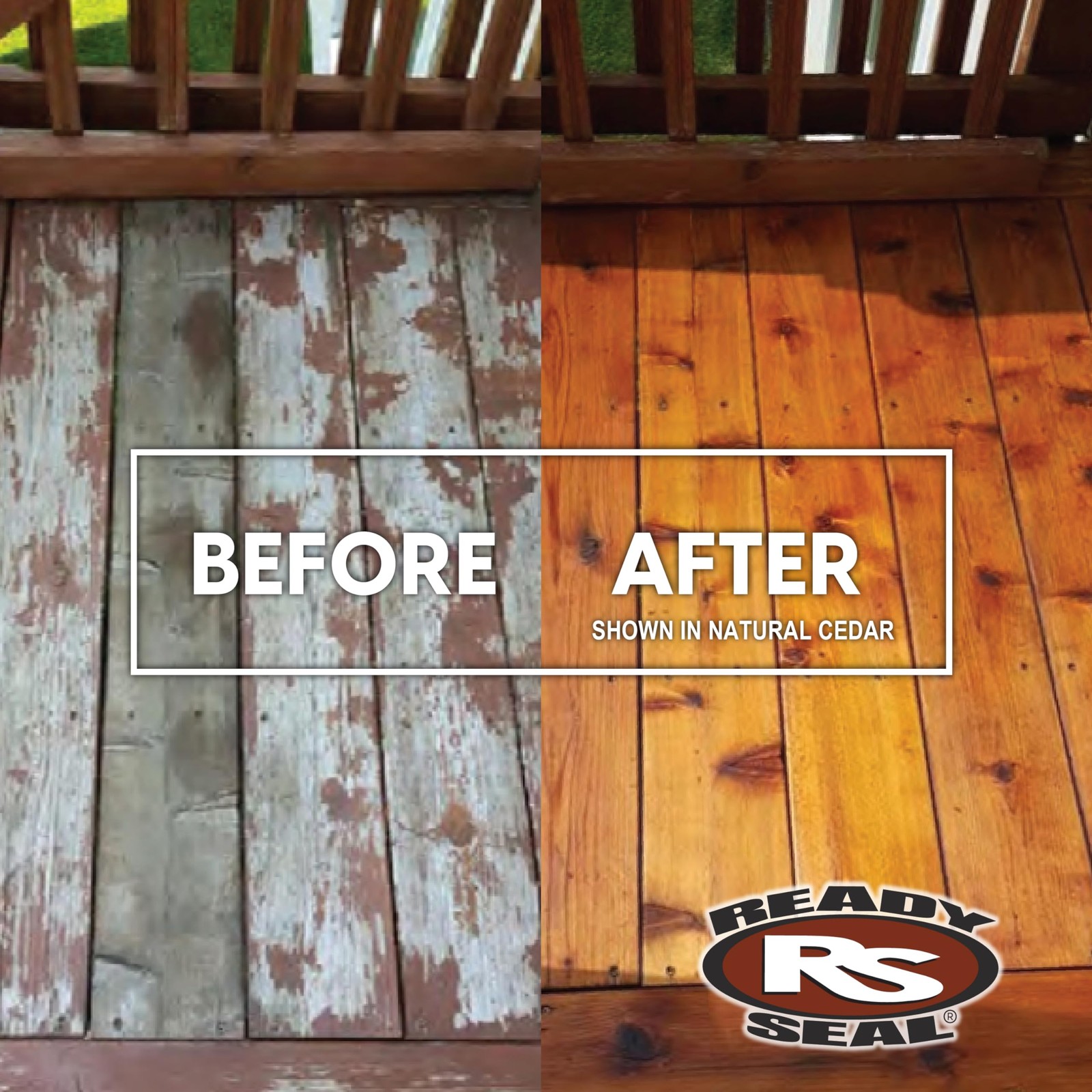 Ready Seal 100 Clear, 1-Gallon Exterior Wood Stain and Sealer, 1 gallon (Packagi