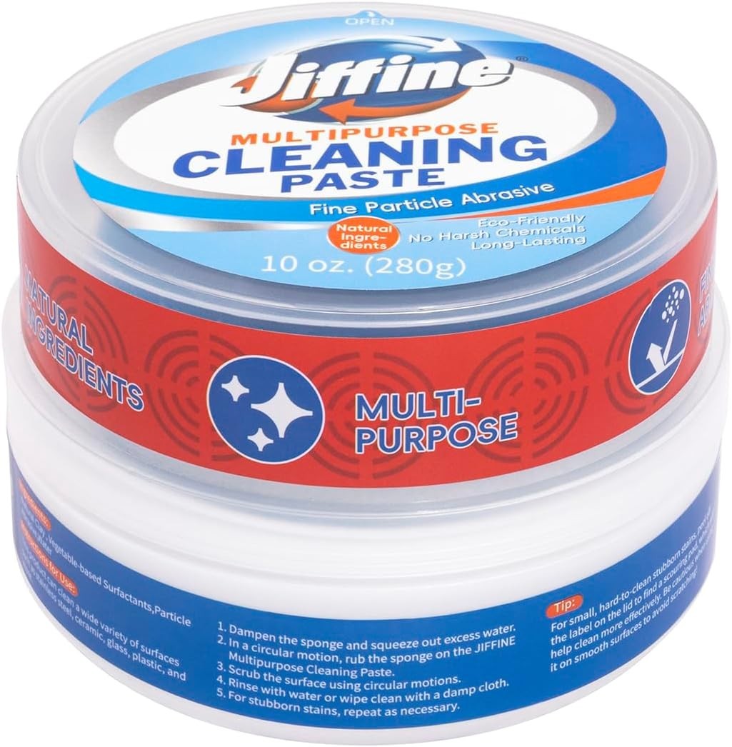 Cooktop Cleaner Paste,The Pink of Stuff, Miracle All Purpose Cleaning Paste,Easi