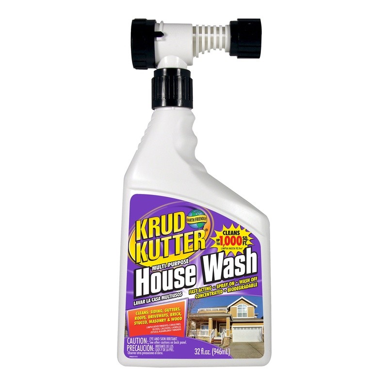 Multi-Purpose House Wash Cleaner Mold Mildew Algae Stain Remover Outdoor New