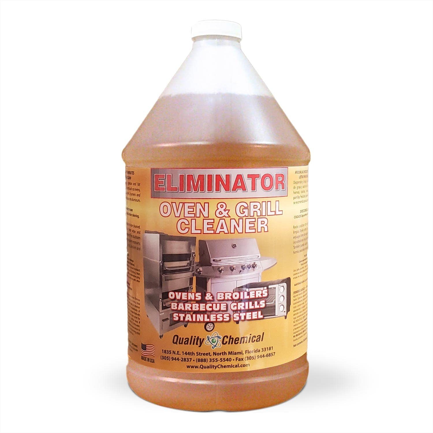 Heavy-Duty Oven & Grill Cleaner – Fast Acting Degreaser, Easy to Use, 128 oz