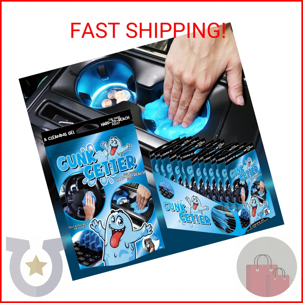 Gunk Getter, Cleaning Gel for Those Hard to Reach Places, Automotive Cup Holder