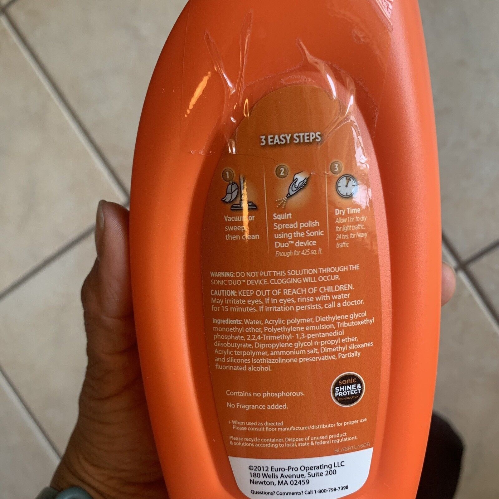 SHARK Wood And Hard Floor Polish 16 Fl Oz High Gloss Restores and Protects NEW