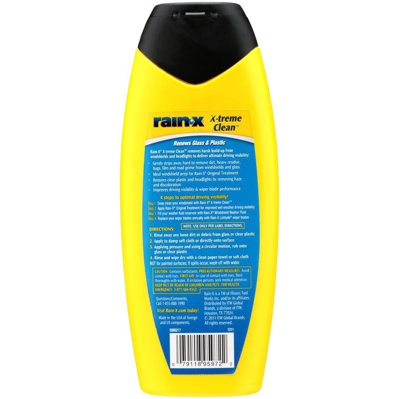 12oz Vehicle Surface Cleaner Windshield Headlight Grime Remover Streak Free New