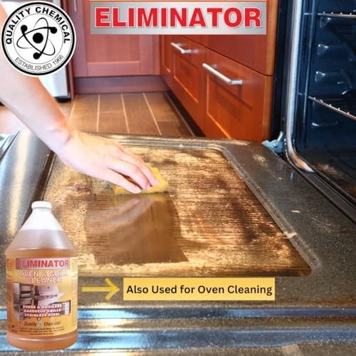 Heavy-Duty Oven & Grill Cleaner – Fast Acting Degreaser, Easy to Use, 128 oz