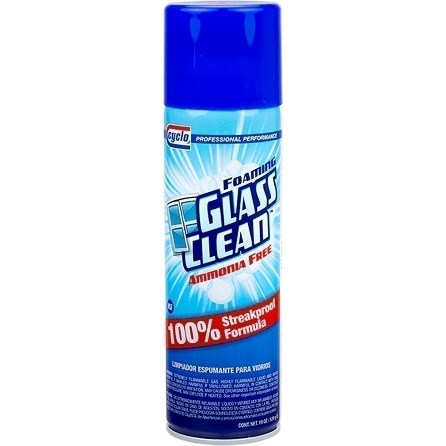 Cyclo Foaming Glass Clean Streakproof Formula – 19oz