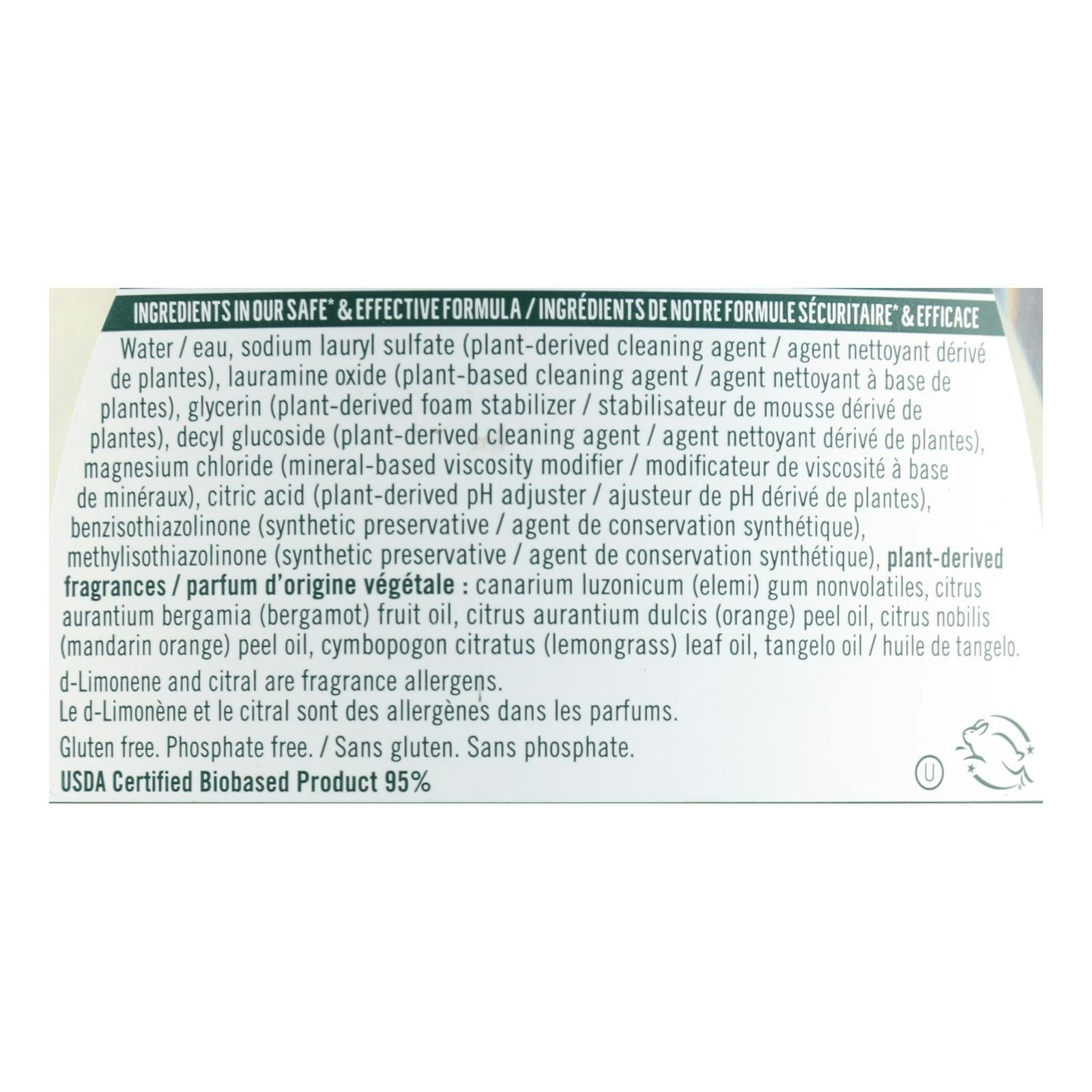 Seventh Generation – Dish Liquid Lemongrass Clementine 19 fl. oz (Pack of 6)