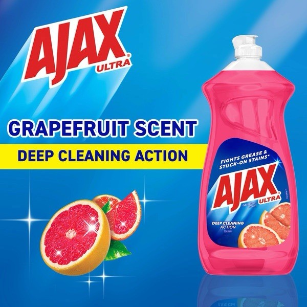 3X AJAX DISH LIQUID / Grapefruit Scent (366mL) 3 PACK