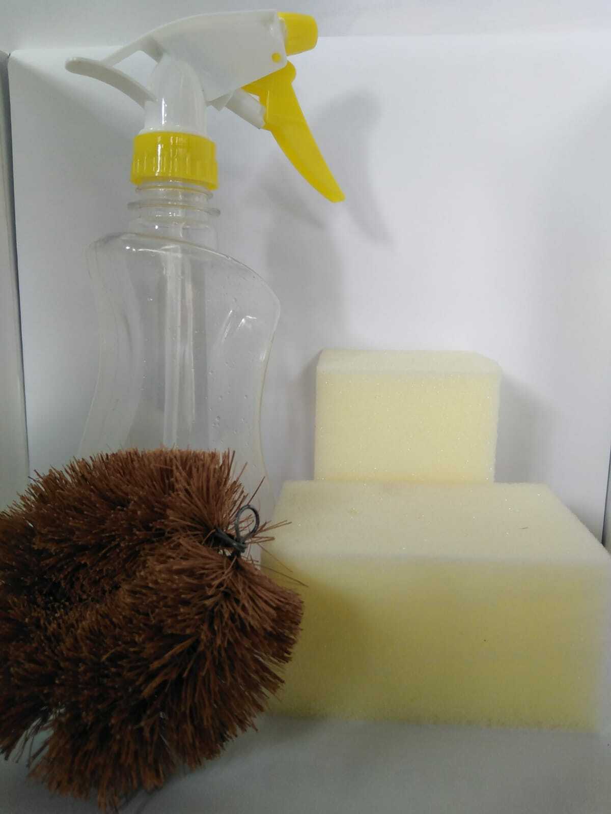 Bio clean Toilet Bowl Floor Dish Wash Liquid Cleaner items spray Sponge Brush