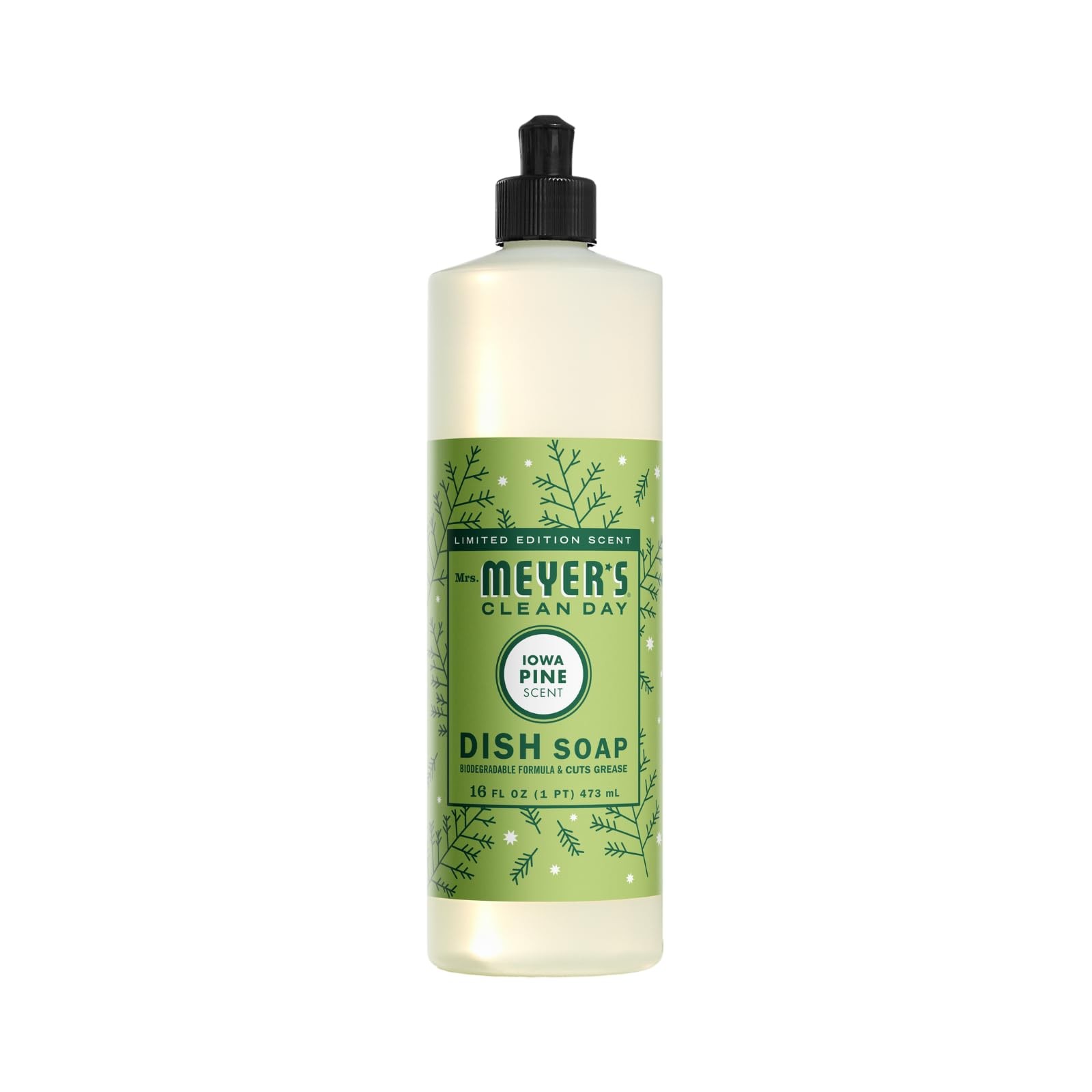 CLEAN DAY Dish Soap 3 Pack Variety, 16 OZ Each, 1 CT (Iowa Pine + Peppermint …
