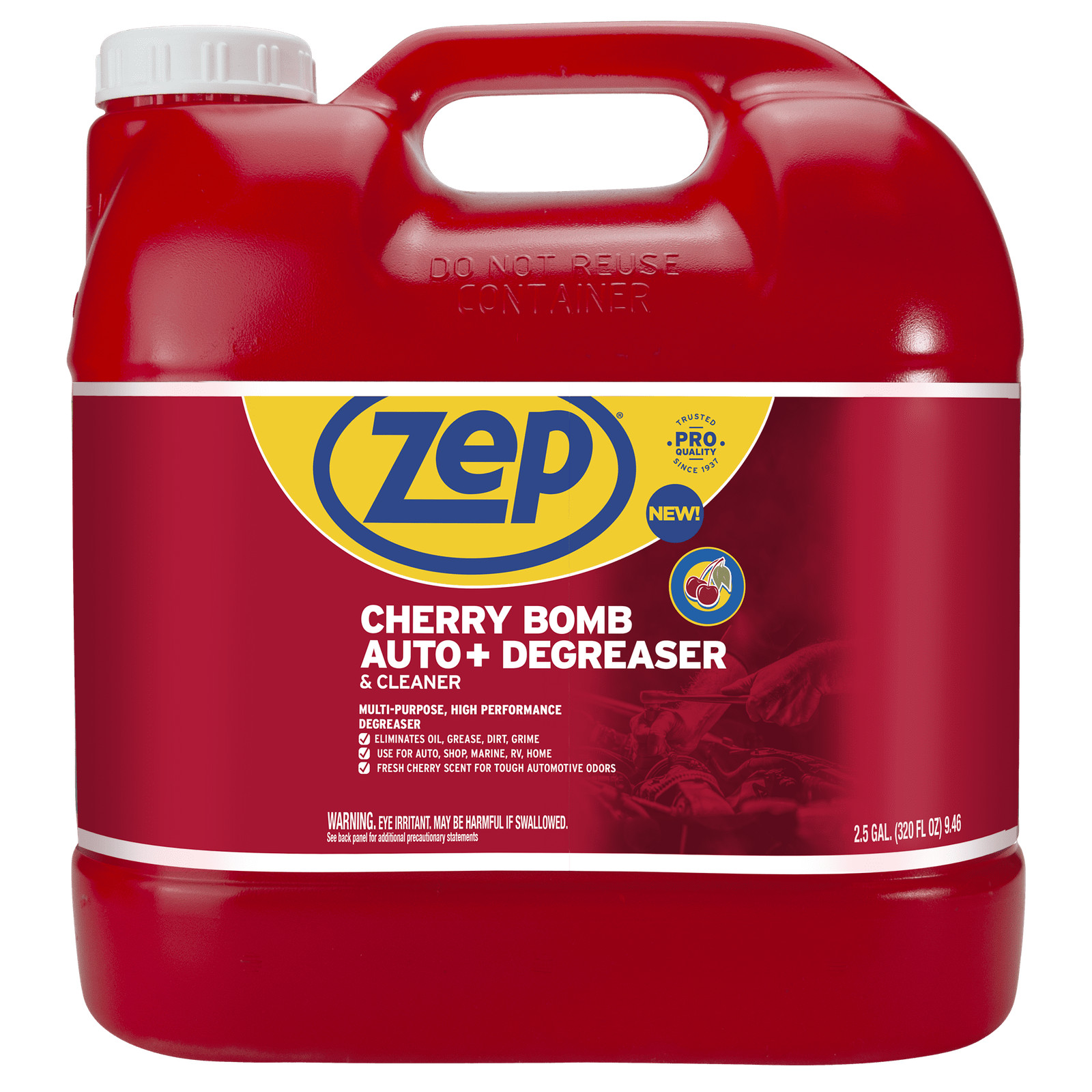 Zep Cherry Bomb Automotive Degreaser,2.5Gallons, or Auto/RV/Boat,Garage and Home