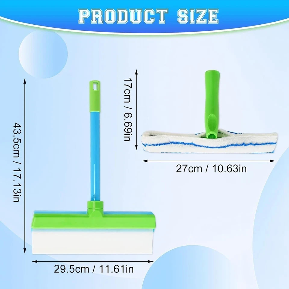Aquablade Window Cleaning Kit, Squeegee, Recyclable Green