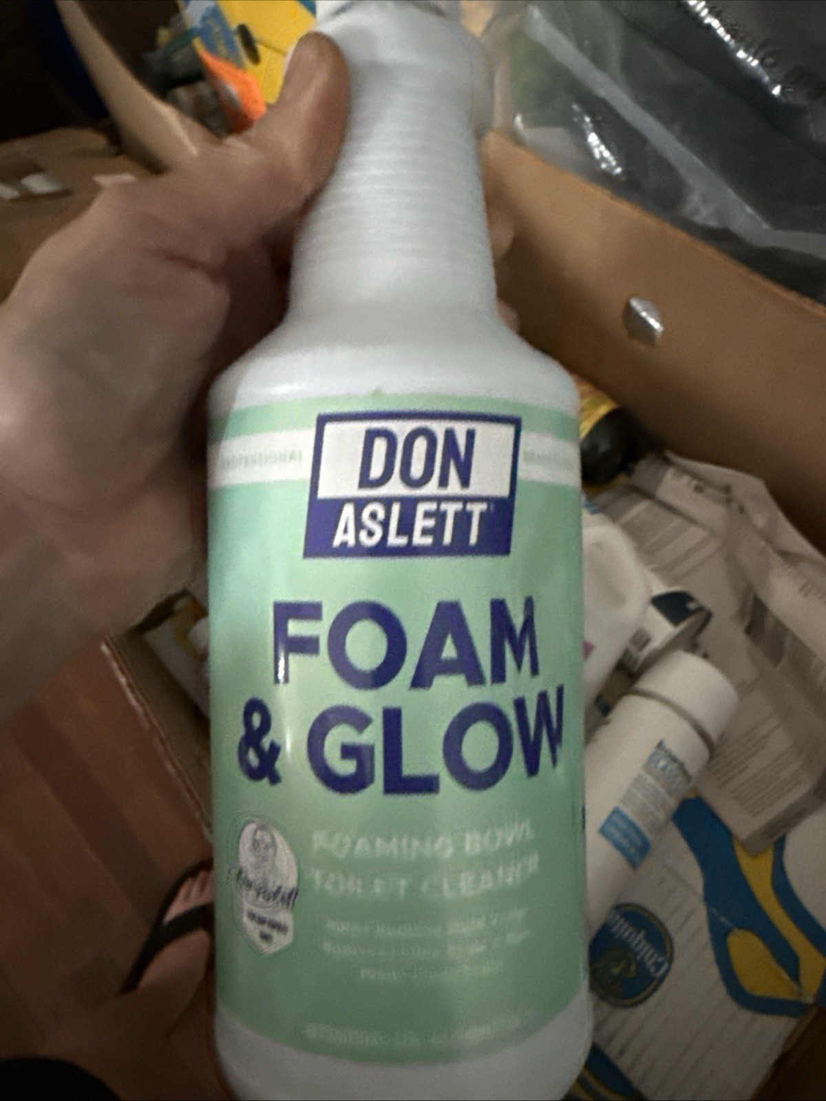 Don Aslett Safety Foam Foaming Toilet Cleaner 32 oz New Look Same Formula NEW