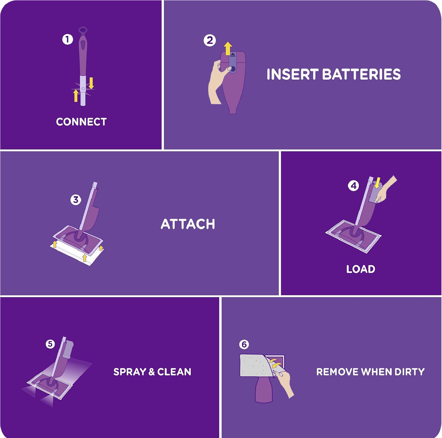 Swiffer WetJet Multi-Purpose Floor Cleaner Solution with Febreze Refill, Hardwoo