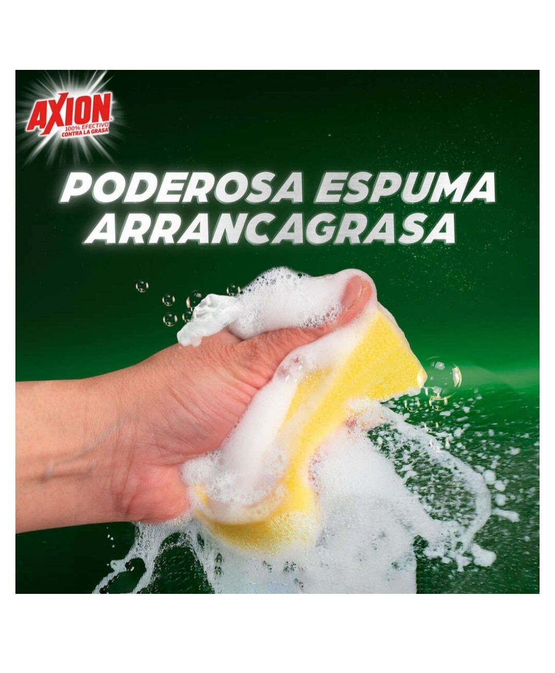 3x Axion Jabón Lavatrastes Arranca Grasa 750ml /Axion Dish Soap Grease Remover